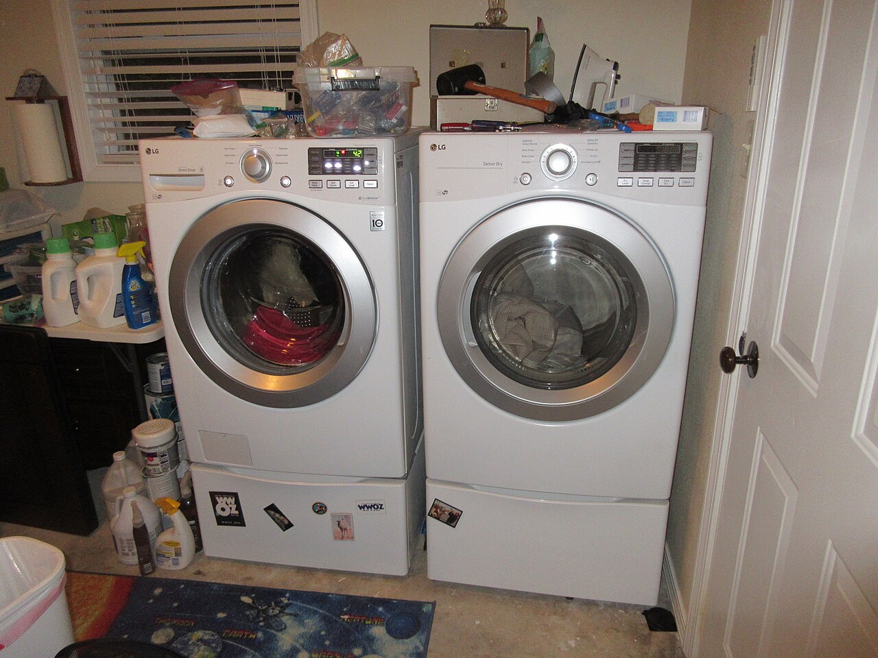 utility room layout and entry check