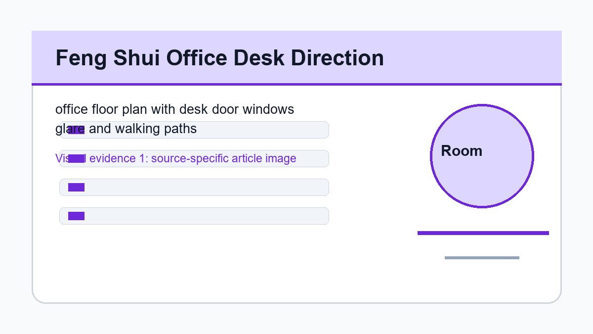office floor plan with desk door windows glare and walking paths