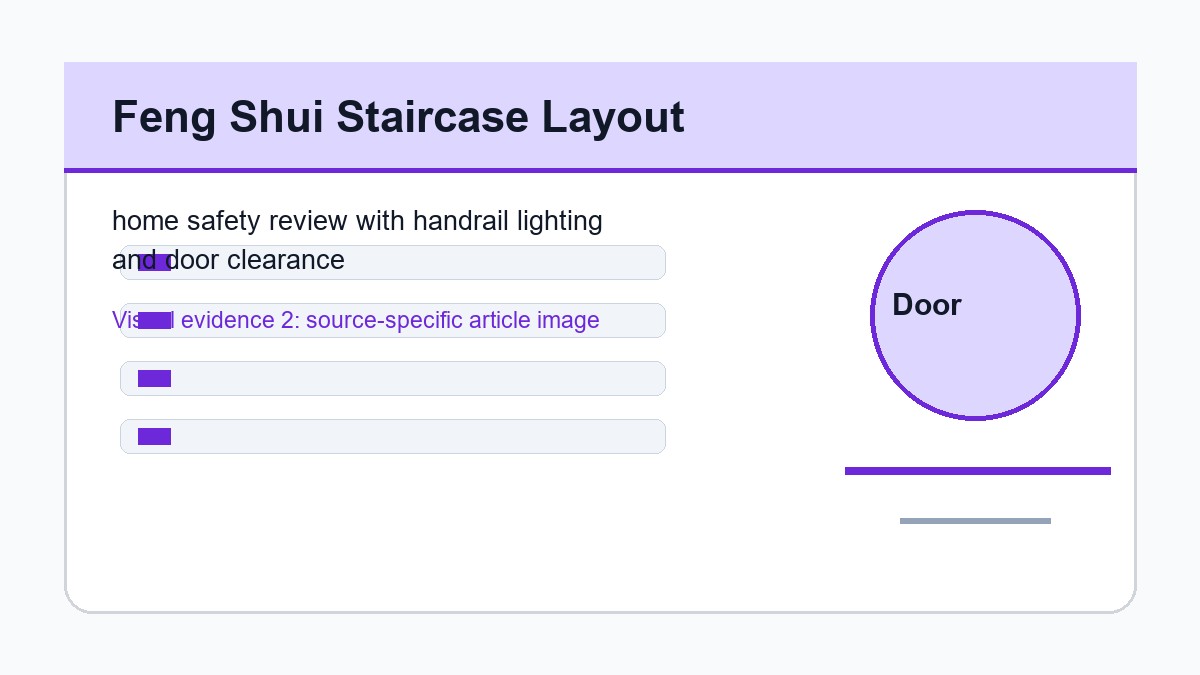 home safety review with handrail lighting and door clearance