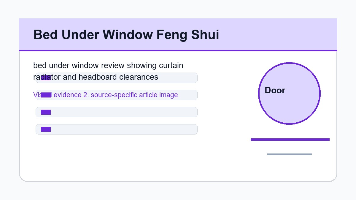 bed under window review showing curtain radiator and headboard clearances