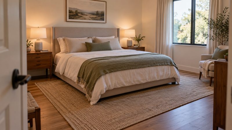 Feng Shui Bedroom Bed Position practical layout example